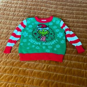 Kids Grinch Christmas Sweater